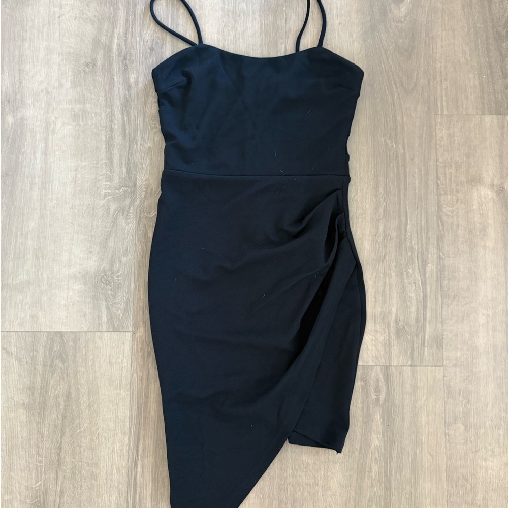 Windsor Black Asymmetrical Dress